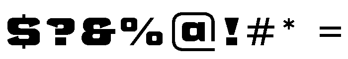 Rubik Mono One Bold Font OTHER CHARS