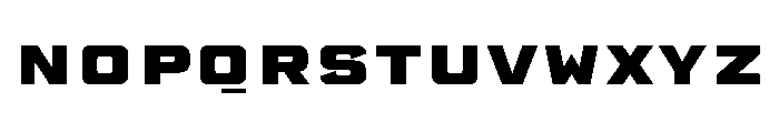 Rubik Mono One Bold Font LOWERCASE