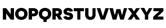 Rubik Mono One Extra Bold Font UPPERCASE