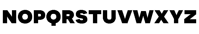 Rubik Mono One Extra Bold Font LOWERCASE