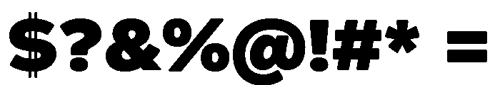 Rubik Mono One Heavy Font OTHER CHARS