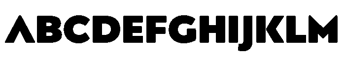 Rubik Mono One Heavy Font UPPERCASE