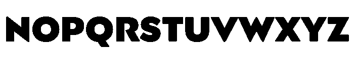 Rubik Mono One Heavy Font UPPERCASE
