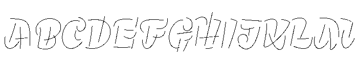 Rubik Puddles Light Font UPPERCASE