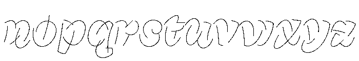 Rubik Puddles Light Font LOWERCASE