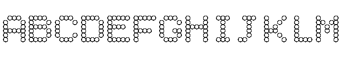 Rubik Puddles Medium Font UPPERCASE