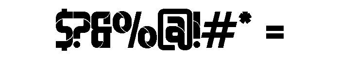 RUNMARK-Regular Font OTHER CHARS