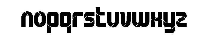 RUNMARK-Regular Font LOWERCASE
