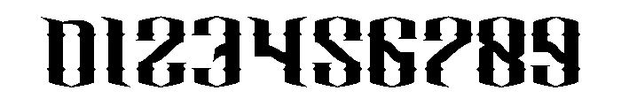RUSTVEN-Regular Font OTHER CHARS