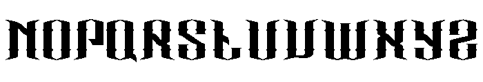 RUSTVEN-Regular Font UPPERCASE