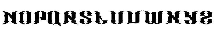 RUSTVEN-Regular Font LOWERCASE