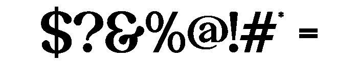 RUTLEDOVE Regular Font OTHER CHARS