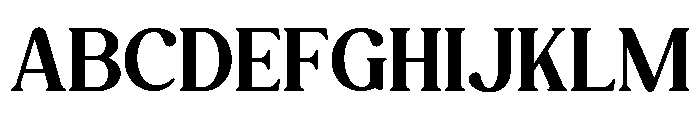 RUTLEDOVE Regular Font UPPERCASE