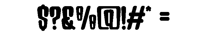 RUVAS-Regular Font OTHER CHARS
