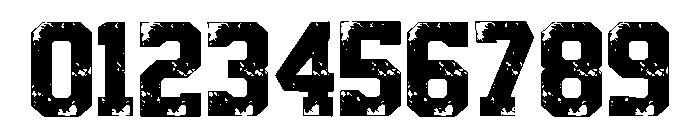 Rubber Stamp Regular Font OTHER CHARS