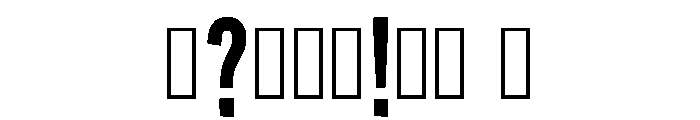 Ruby Regular Font OTHER CHARS