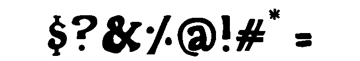 Rucase-Regular Font OTHER CHARS