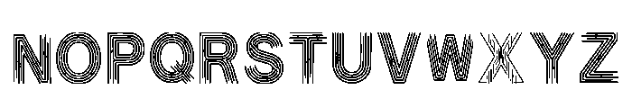 Ruddy Regular Font LOWERCASE