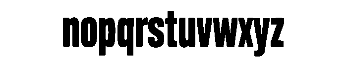 Rudenco Font LOWERCASE