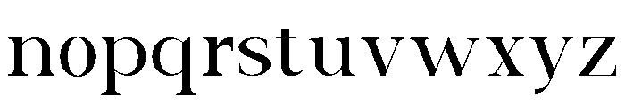 Rue Belle Regular Font LOWERCASE