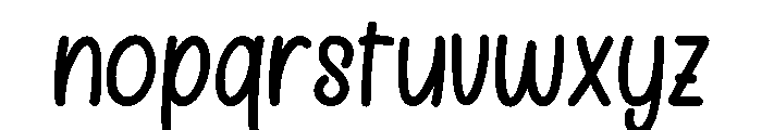 Ruffleheart Font LOWERCASE