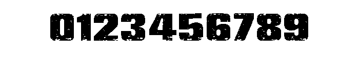 Rugged Alphabet Regular Font OTHER CHARS