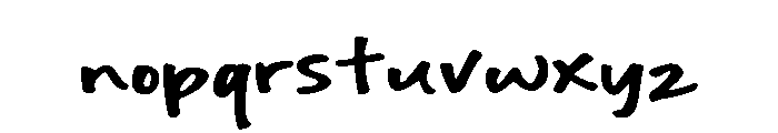 Rugged_Explorer Font LOWERCASE
