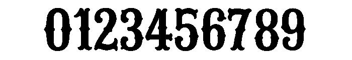 Rugged Western Font OTHER CHARS