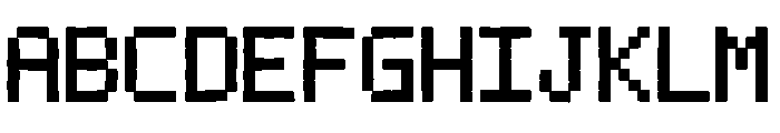 Ruggedon Stamp Font UPPERCASE