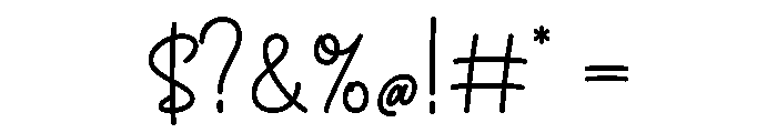 Ruickny Font OTHER CHARS