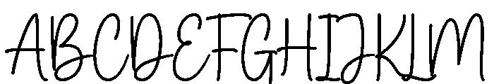 Ruickny Font UPPERCASE