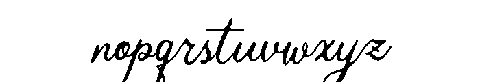 Ruilanty Font LOWERCASE