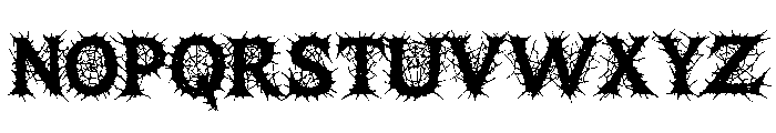 Ruins Dark Font LOWERCASE