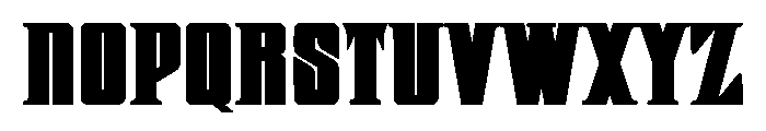 Rukest Font UPPERCASE