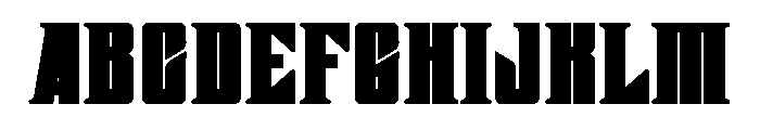 RukestRegular Font UPPERCASE