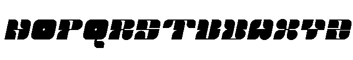 Ruma Daze Italic Font UPPERCASE