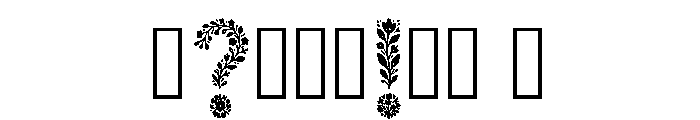 Rumana Regular Font OTHER CHARS