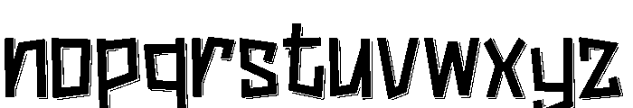 Rumble Block Font LOWERCASE