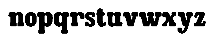 Rumblepomp Regular Font LOWERCASE