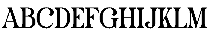 Rumie Denim Font UPPERCASE