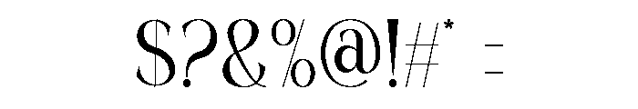 Rumiga Font OTHER CHARS