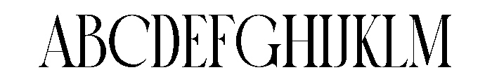 Rumiga Font UPPERCASE