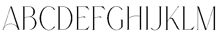 Ruminate Display Font UPPERCASE