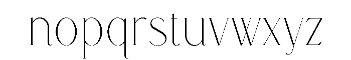 Ruminate Display Font LOWERCASE