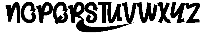 Rumor Font UPPERCASE
