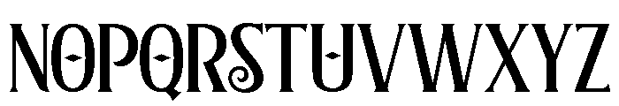 Runavess Regular Font UPPERCASE