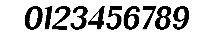 Rundale-BoldSemiCondIta Font OTHER CHARS