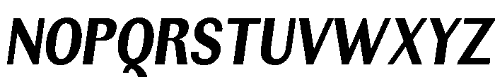 Rundale-ExtBdCondIta Font UPPERCASE