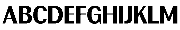 Rundale-ExtBdSemiCond Font UPPERCASE