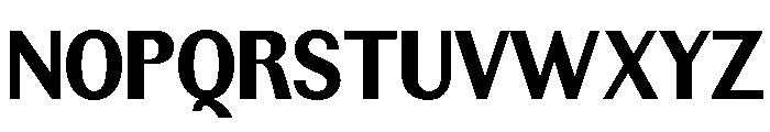 Rundale-ExtBdSemiCond Font UPPERCASE